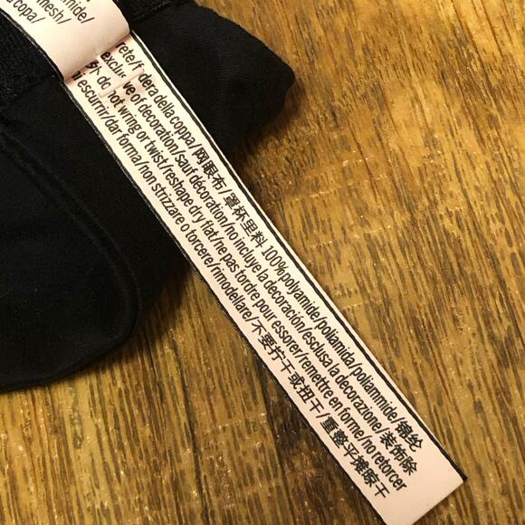 NWOT Body by Victoria Victoria’s Secret Black Lace Unlined Lace Demi Bra 34DD - Picture 13 of 14